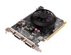 Referenciekaart van de Geforce GTX 650