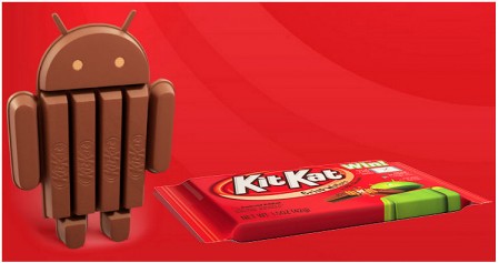 Besturingssyteem: Android 4.4 KitKat, genoemd naar…?