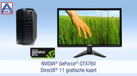 Met een NVidia GeForce GTX 760 videokaart