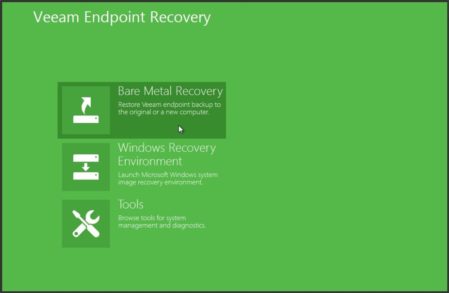 Veeam Endpoint Backup Free Edtion
